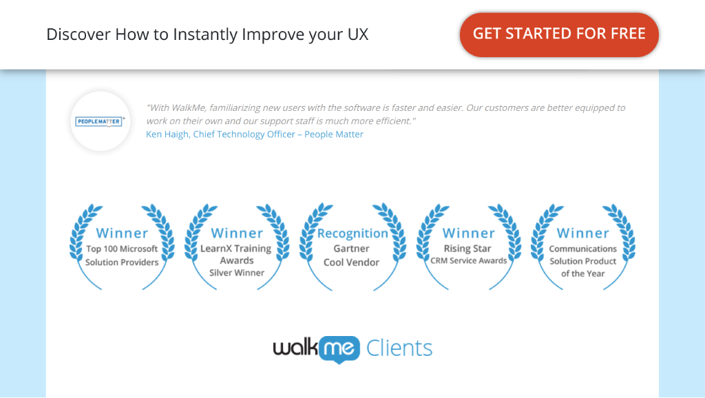 walk me landing page example 2