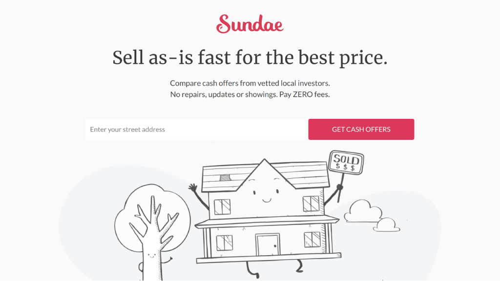 sundae landing page example