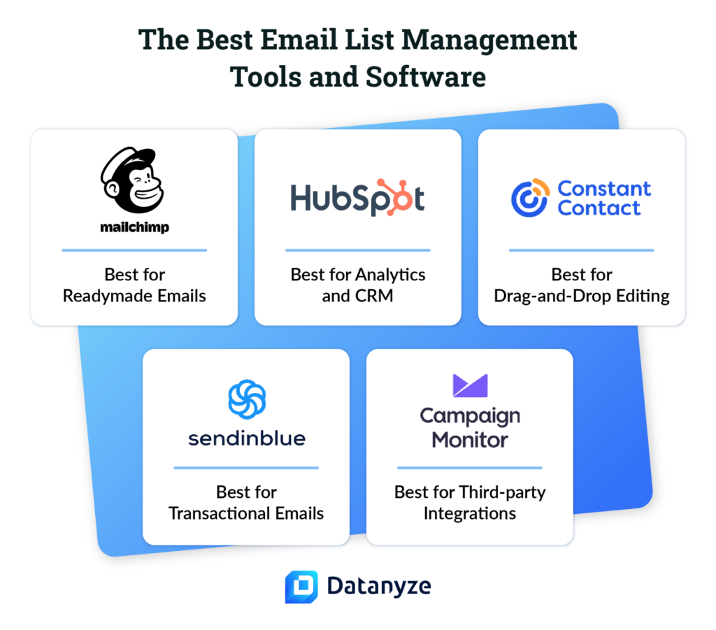 best email list management tools