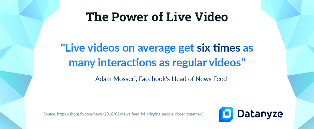 the power of live video