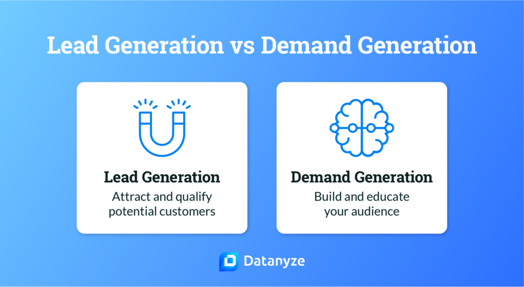 lead generation vs demand generation