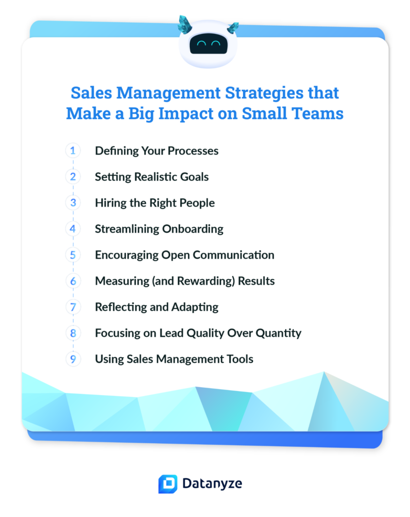 sales management strategies