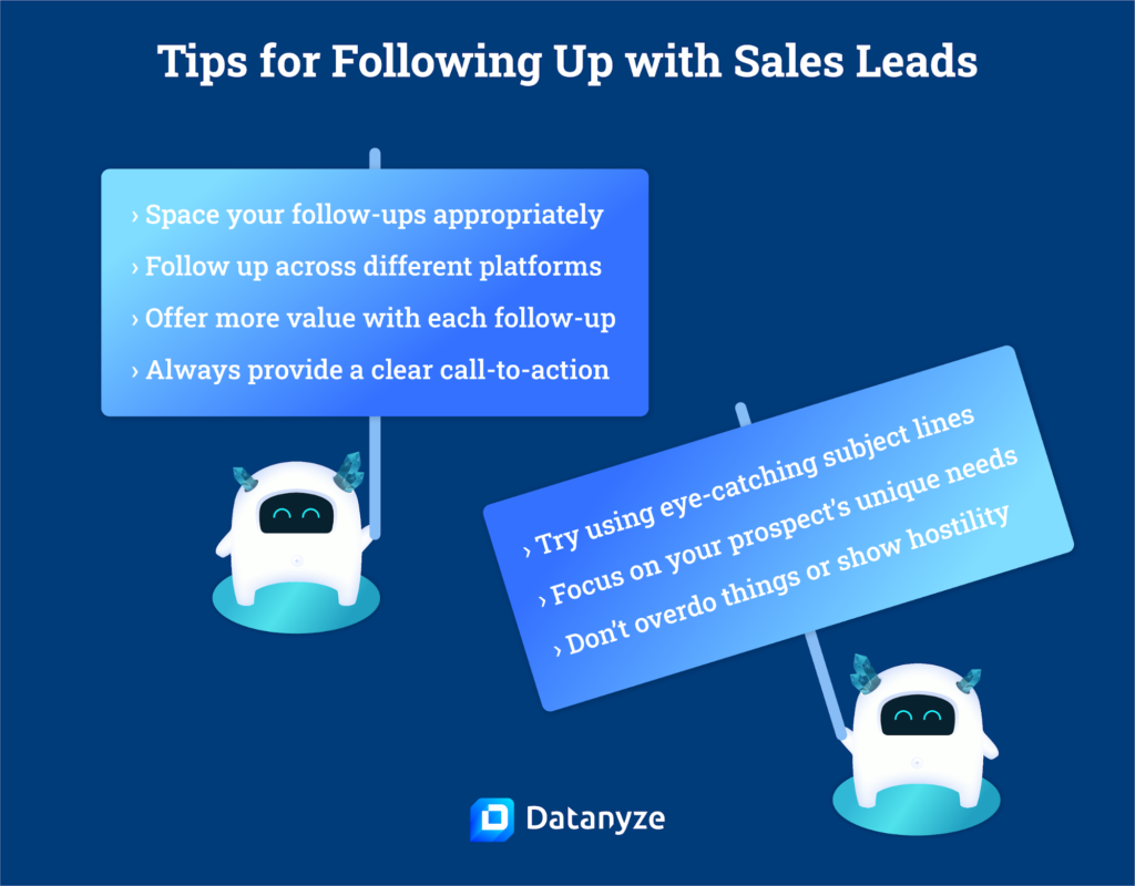 tips for following up with sales leads