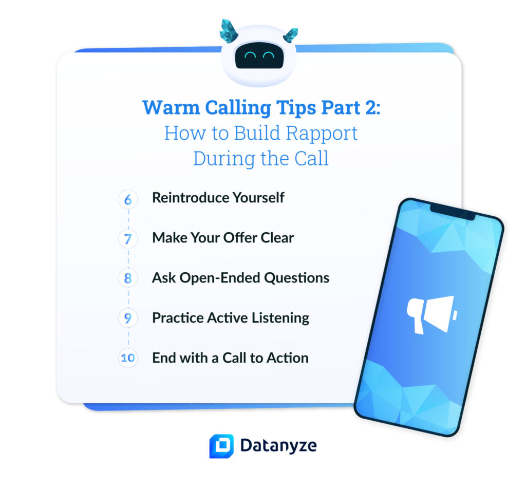 warm calling tips part 2