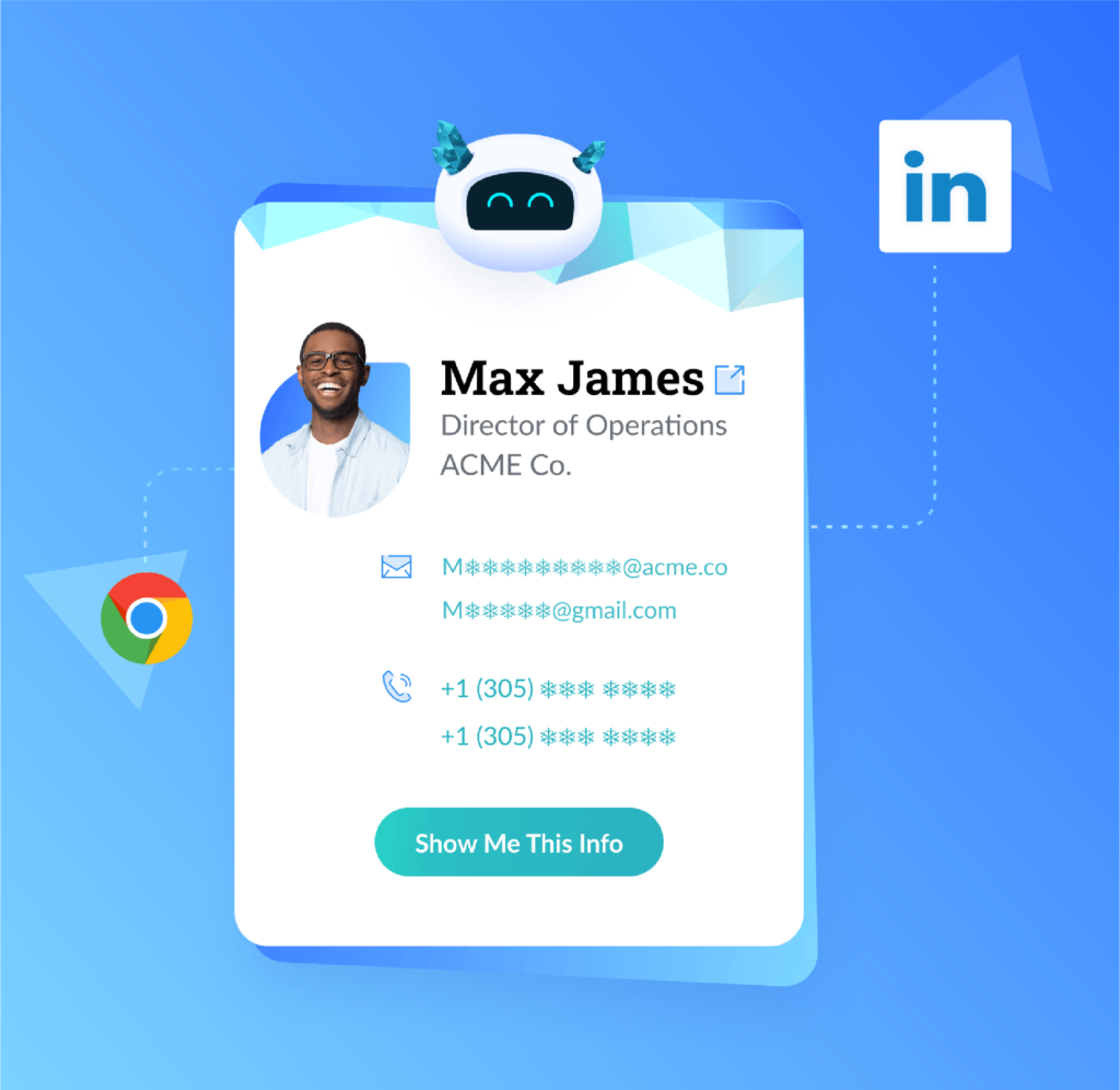 datanyze contact information card