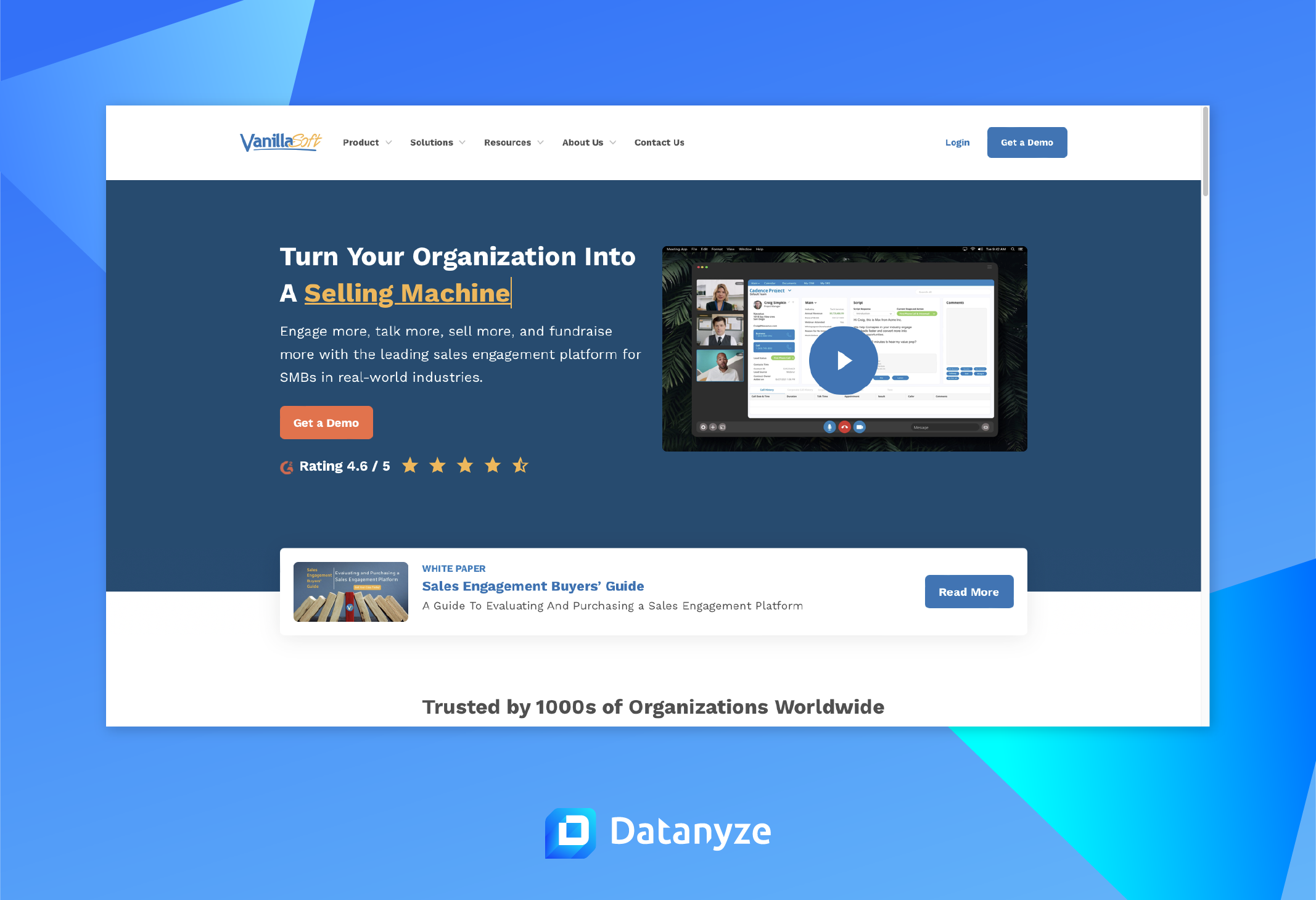 VanillaSoft – Best for Lead Tracking 