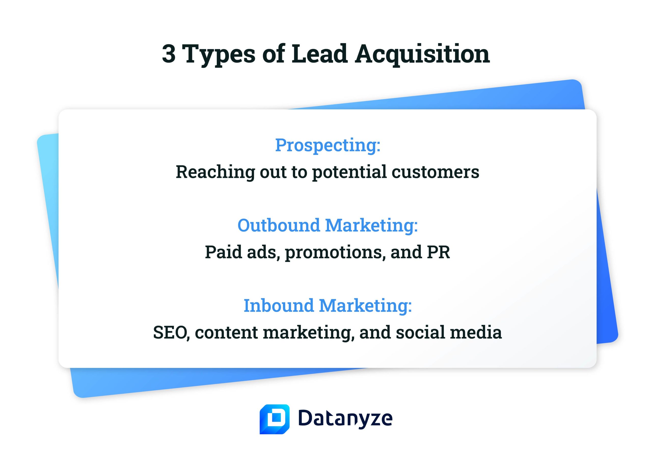 types of lead acquisition